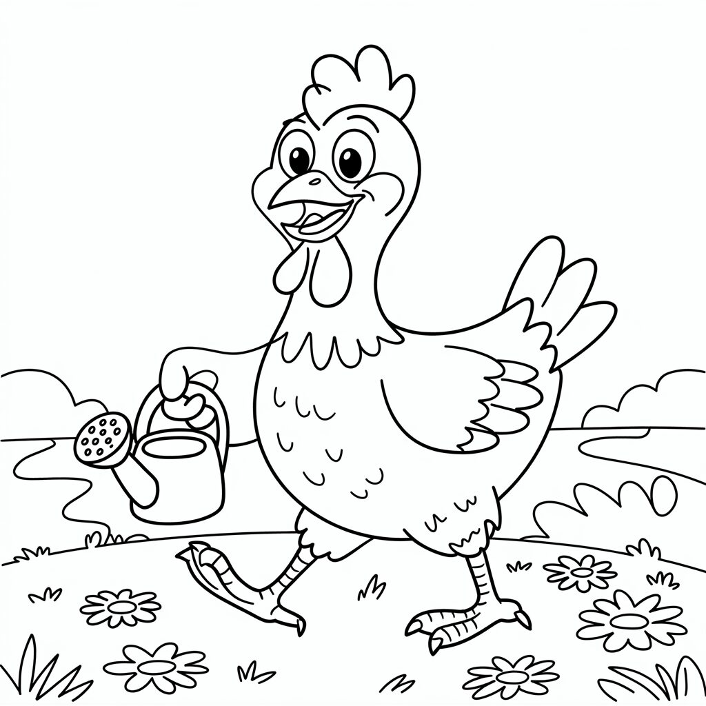 Coloriage Poule 25 Pages Imprimer Gratuitement Au Format PDF
