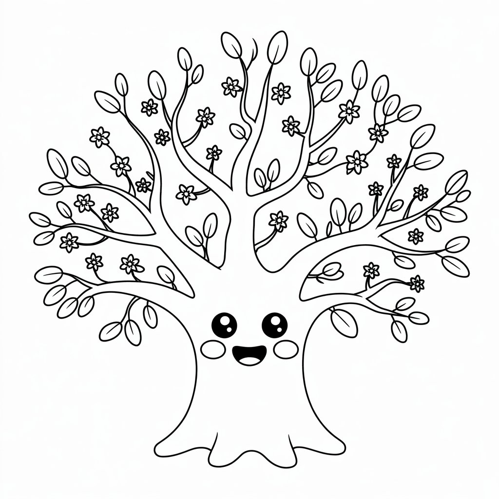 hoe teken je een boom