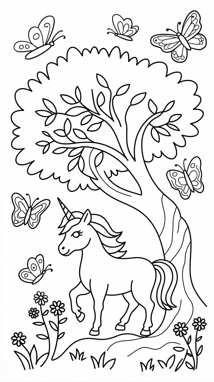 hoe teken je een eenhoorn