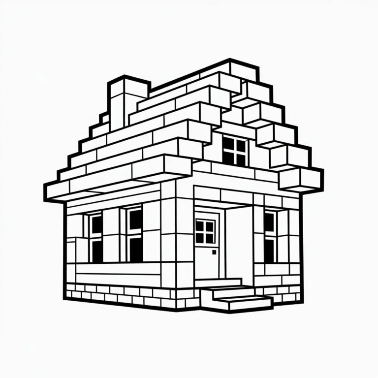36 kostenlose Haus-Ausmalbilder Malvorlagen zum Ausdrucken PDF-Download
