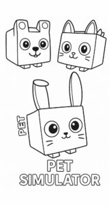 kleurplaat roblox pet simulator