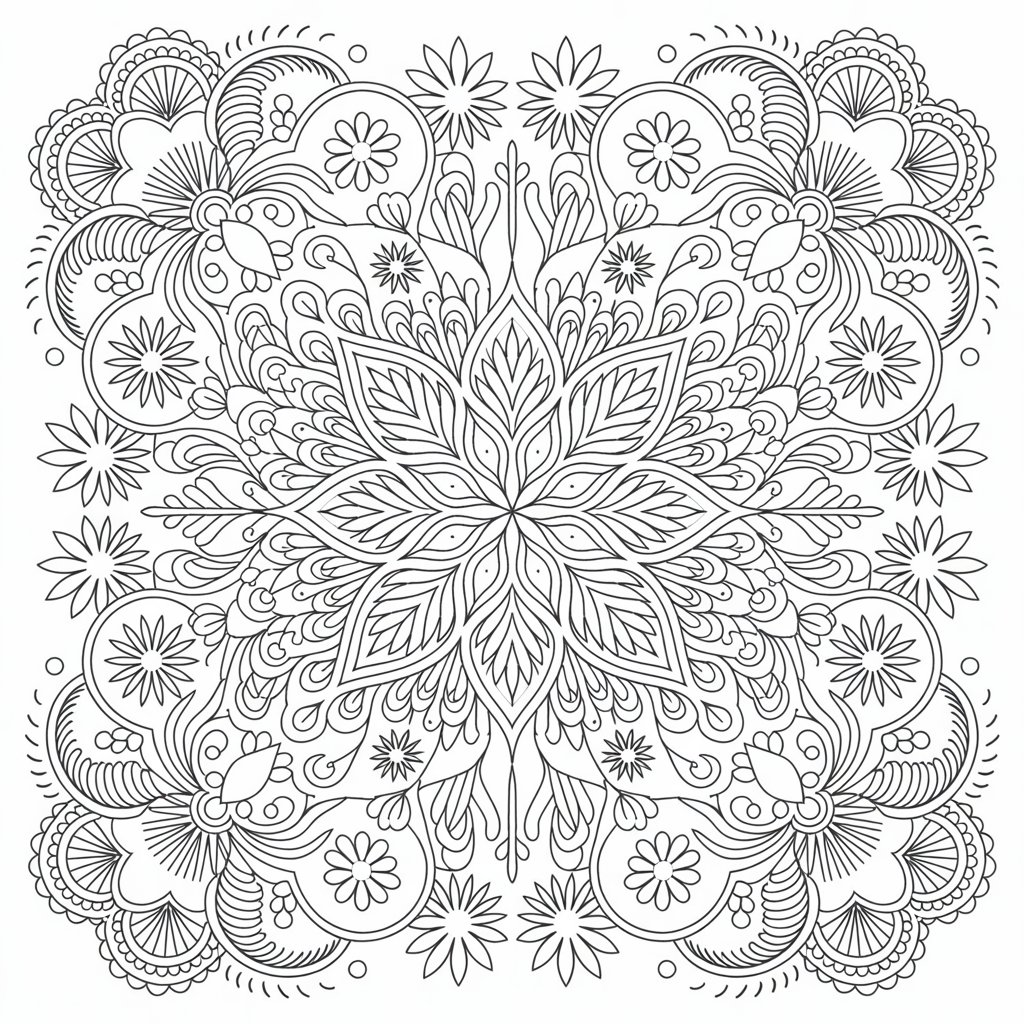 kleurplaten bloemen volwassenen