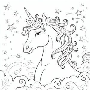 happy unicorn boyama