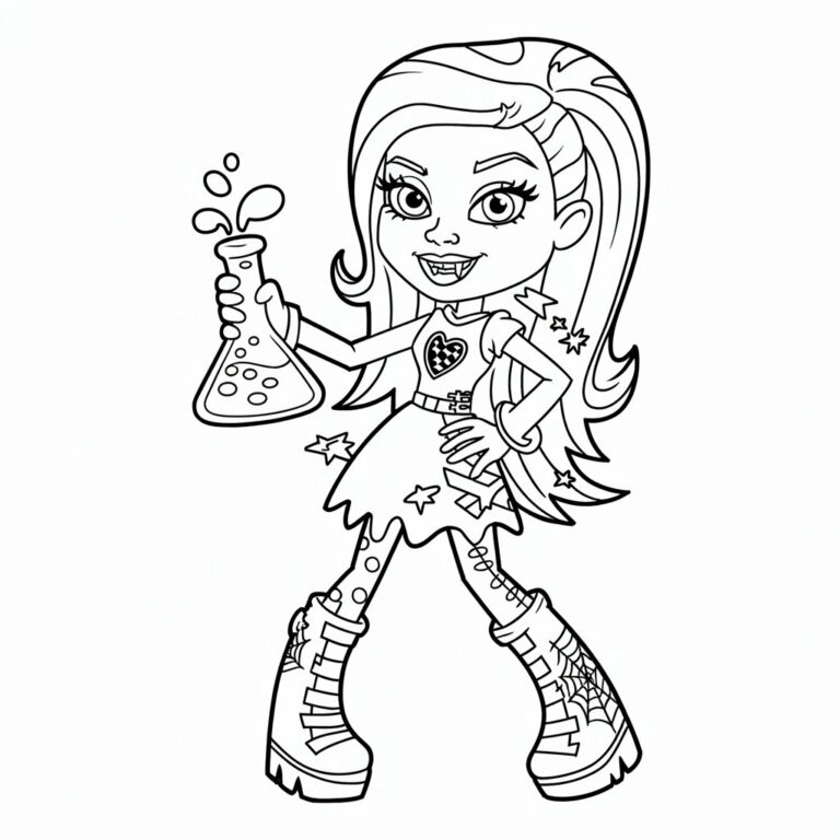 monster high tekenen - AZkleur