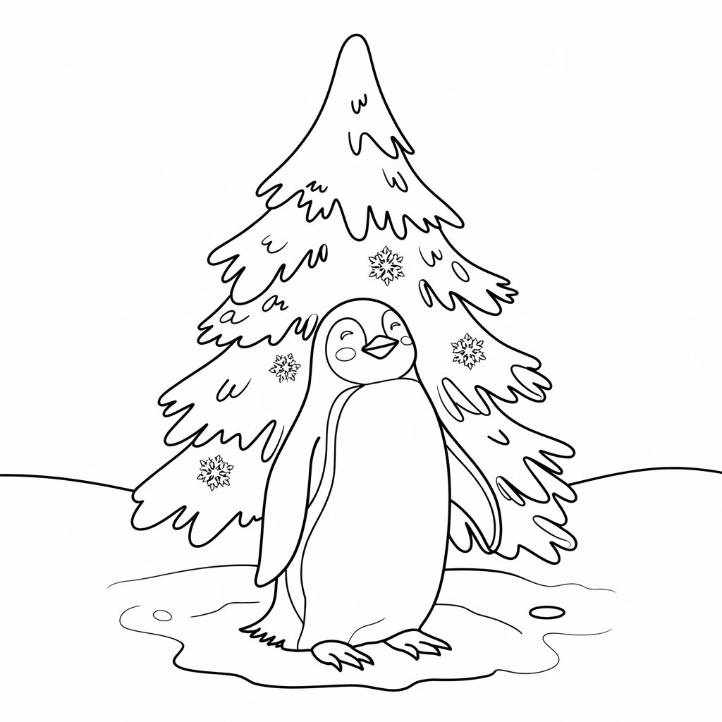 pinguin tekeningen