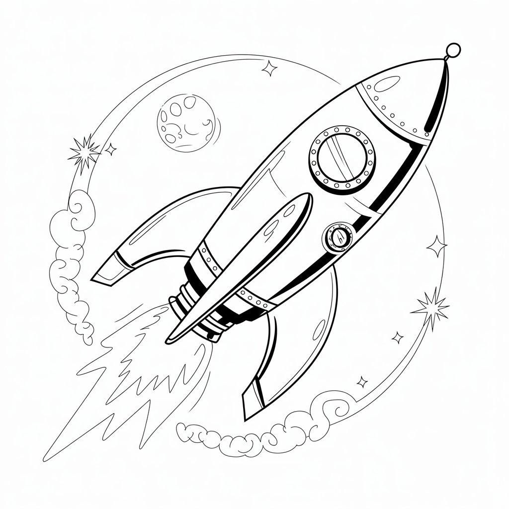 raket tekenen moeilijk