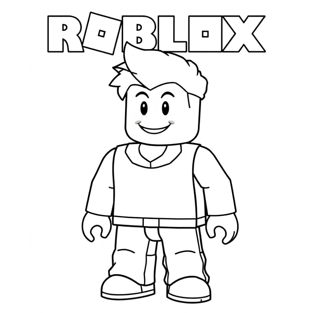roblox kleurplaat