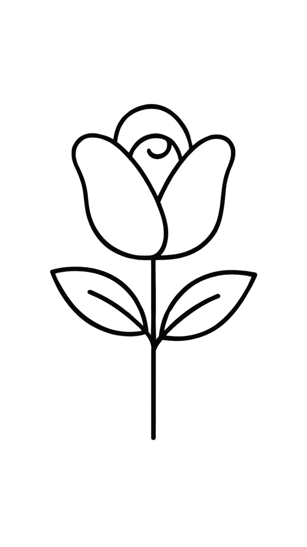 roos tekenen makkelijk