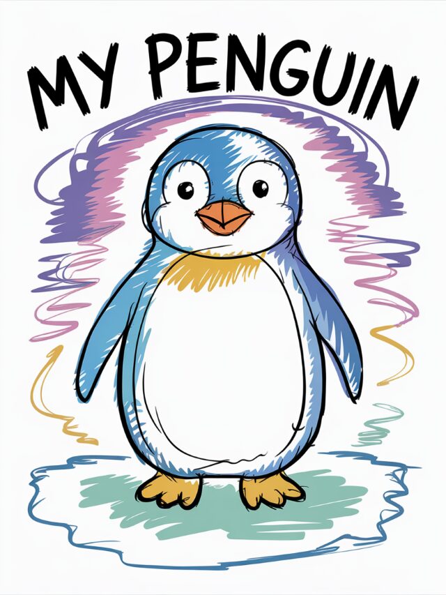 Pinguïn Kleurplaat