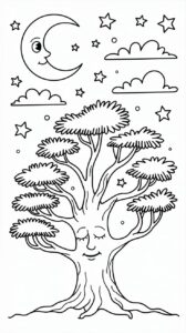 tekening bomen