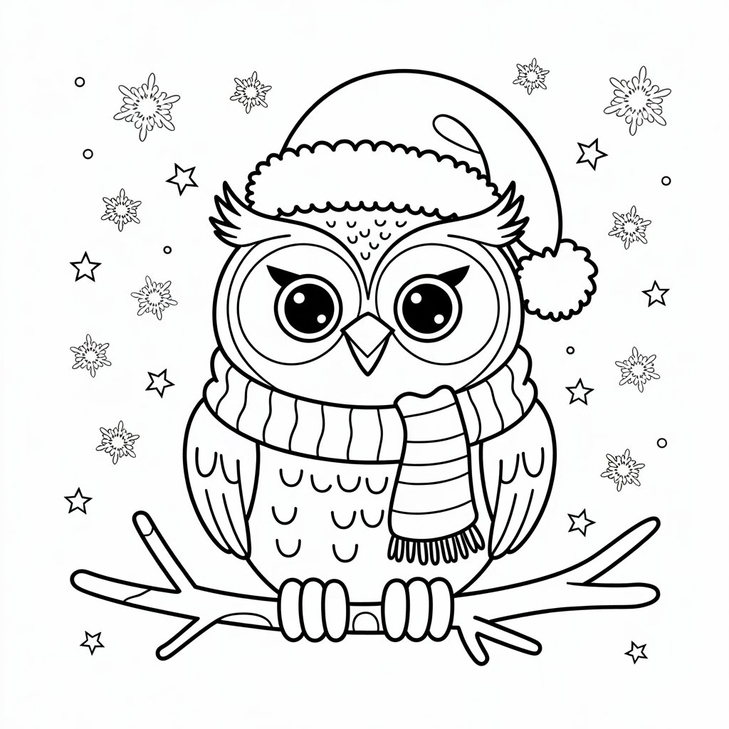 owl coloring sheets printable