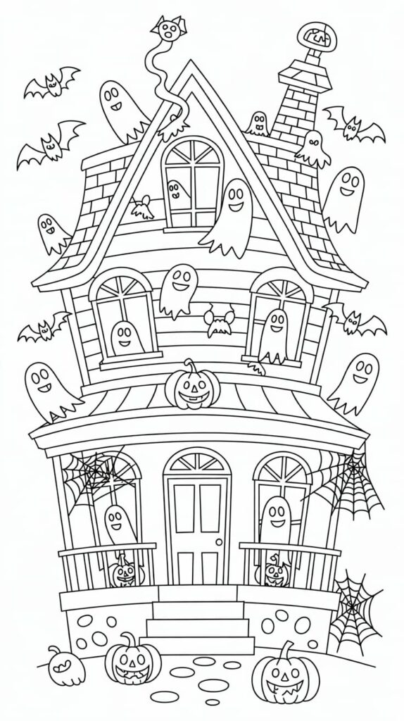 tekening van een huis