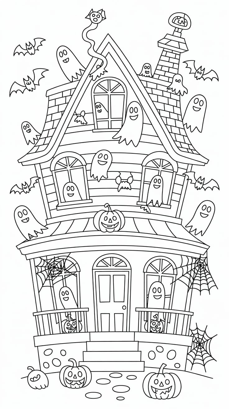 tekening van een huis