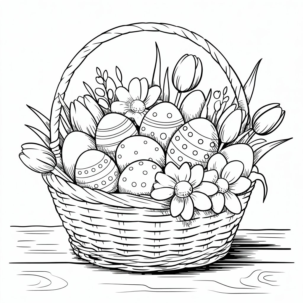 tekening voor pasen