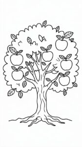 tekeningen bomen