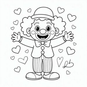 clown da colorare