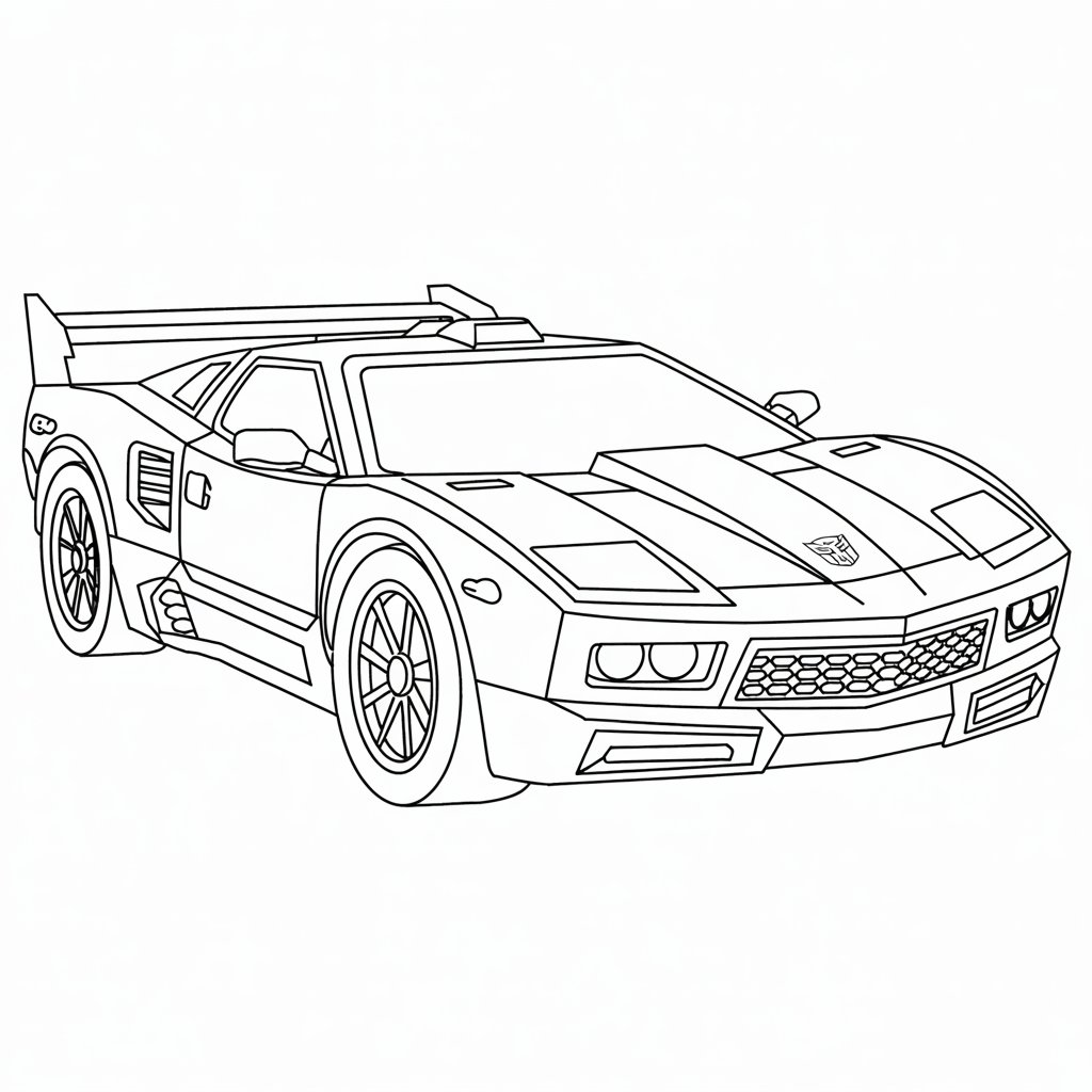 transformers kleurplaat