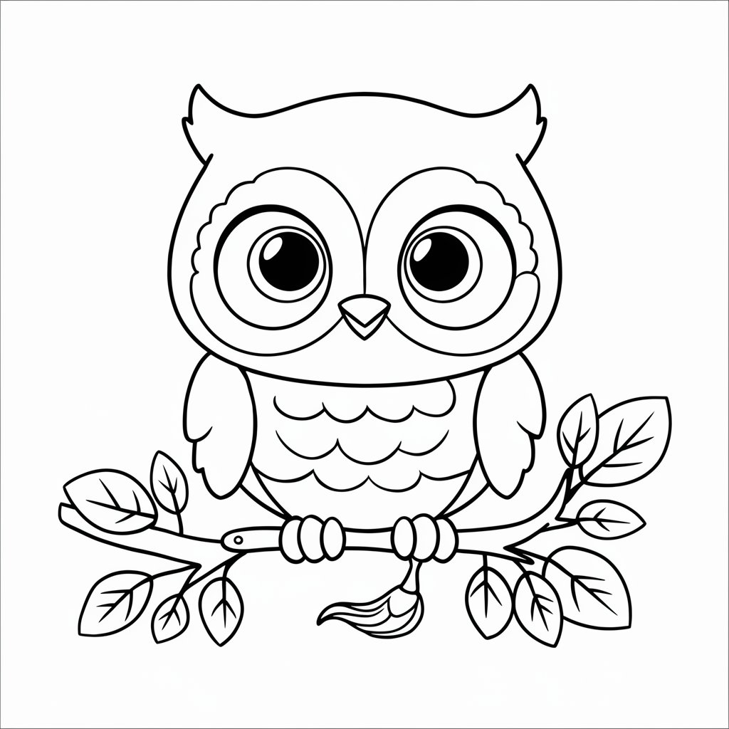 owl coloring book