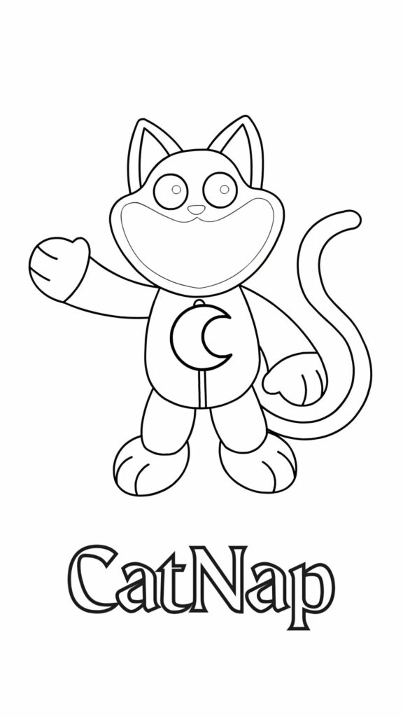 catnap para imprimir e colorir