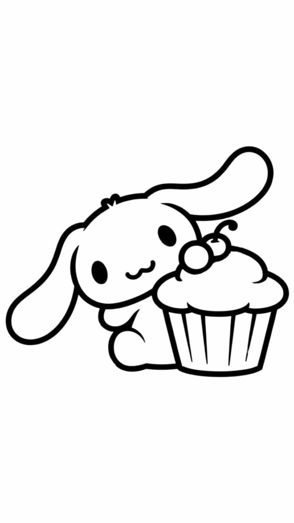 Cinnamoroll kleurplaten Gratis