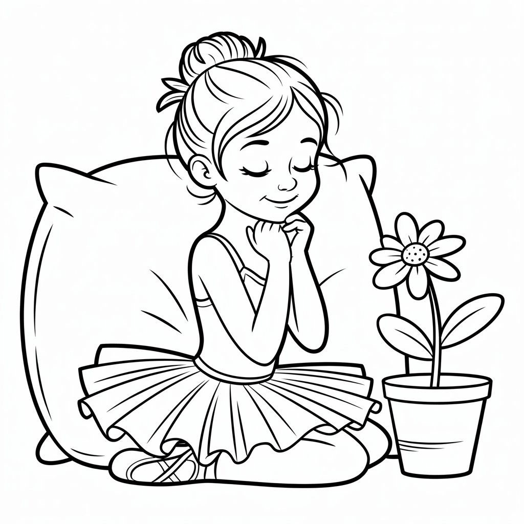 afbeelding ballerina tekening