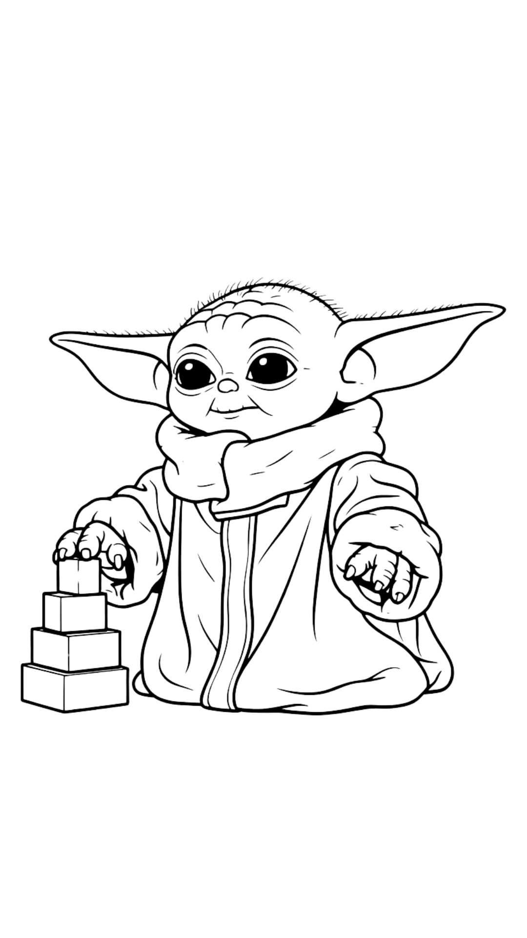baby yoda tekenen makkelijk