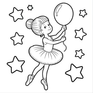 ballerina tekenen in stappen