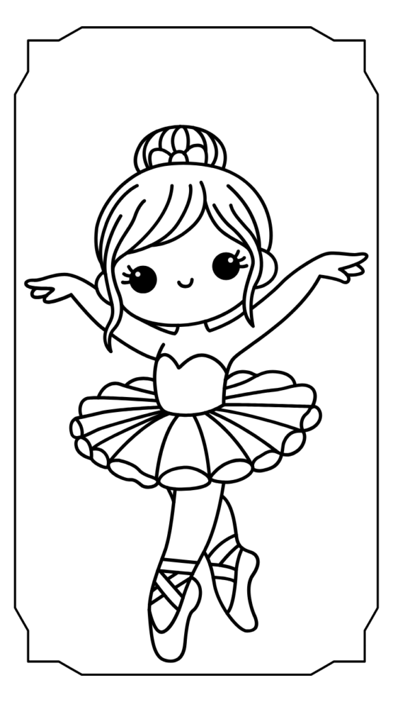 ballerina tekenen makkelijk