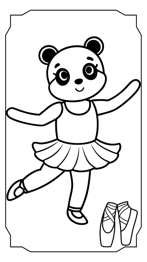 ballerina tekening