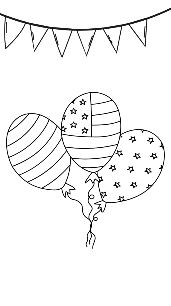 ballon kleurplaat
