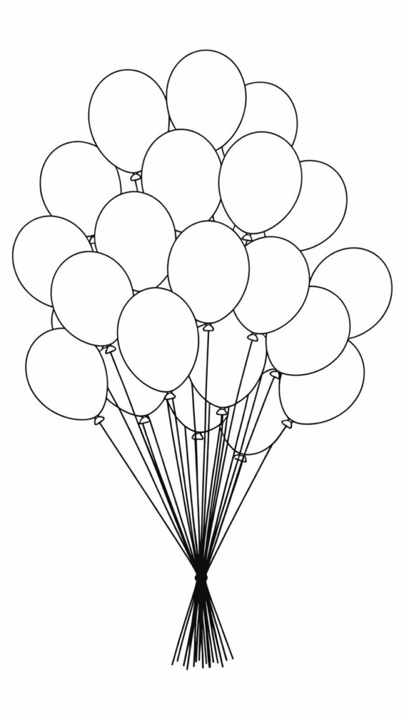 ballon tekenen makkelijk