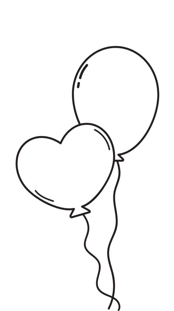 ballon tekening