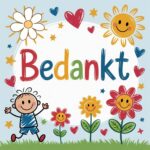 bedankt kleurplaat feature