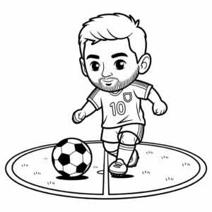 calciatori da colorare