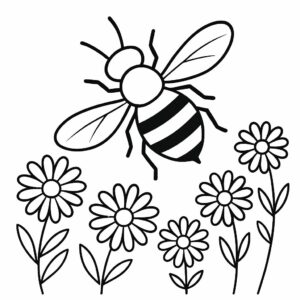 desenhos de abelhas para colorir