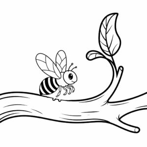 desenhos de abelha para colorir