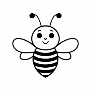 abelhas desenho para colorir