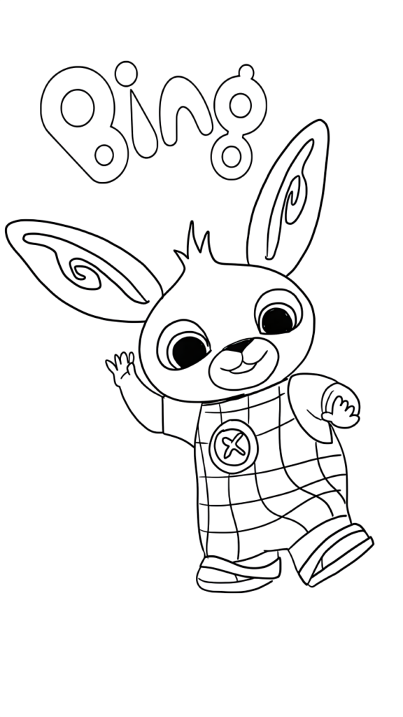 bing konijn tekening