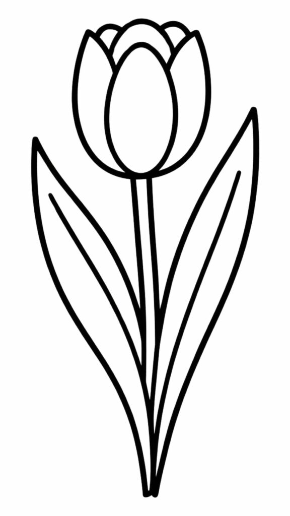 bloemen tulpen tekenen