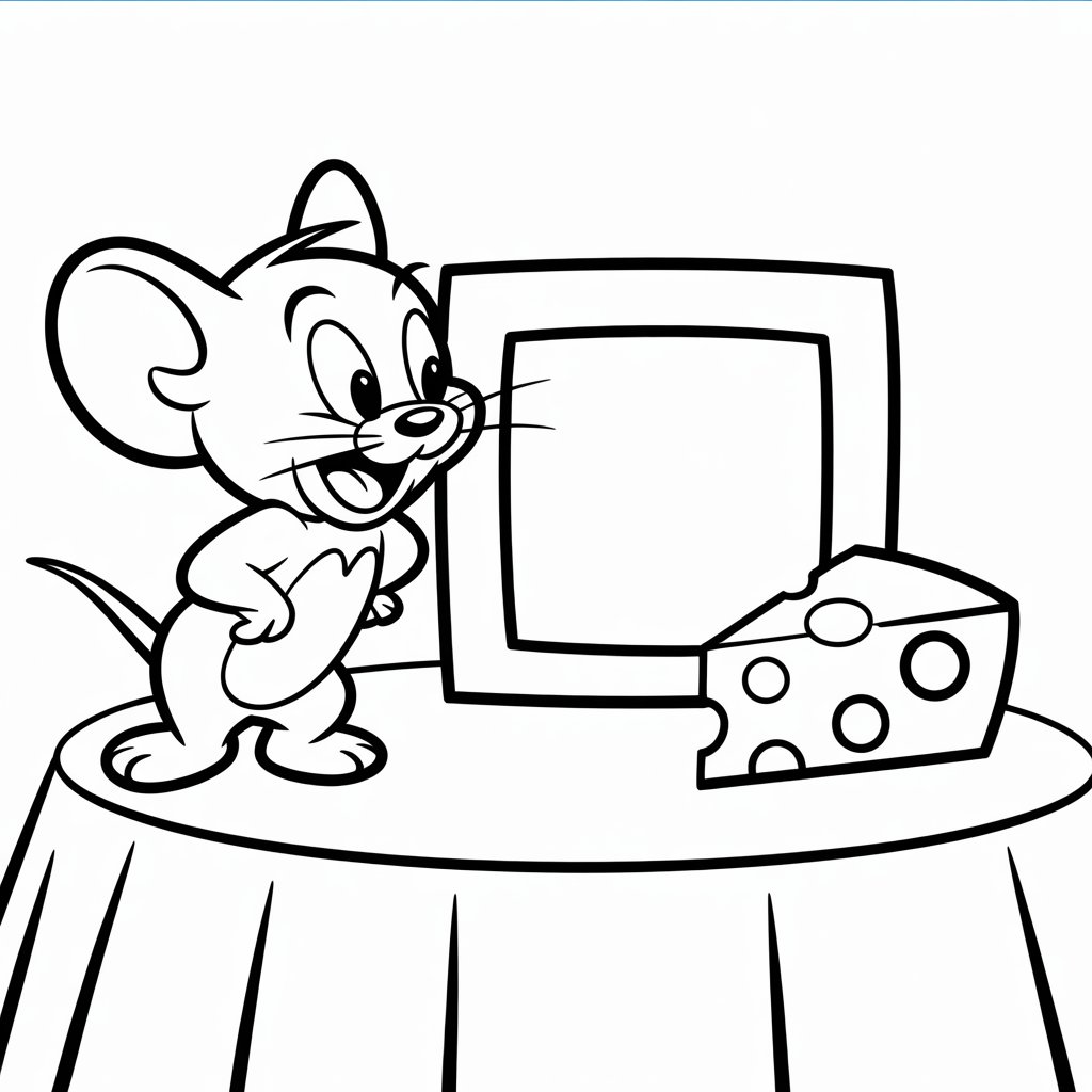 cartoon muis tekenen