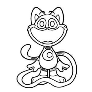 desenho do catnap para colorir