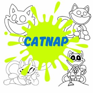 Catnap Kleurplaat
