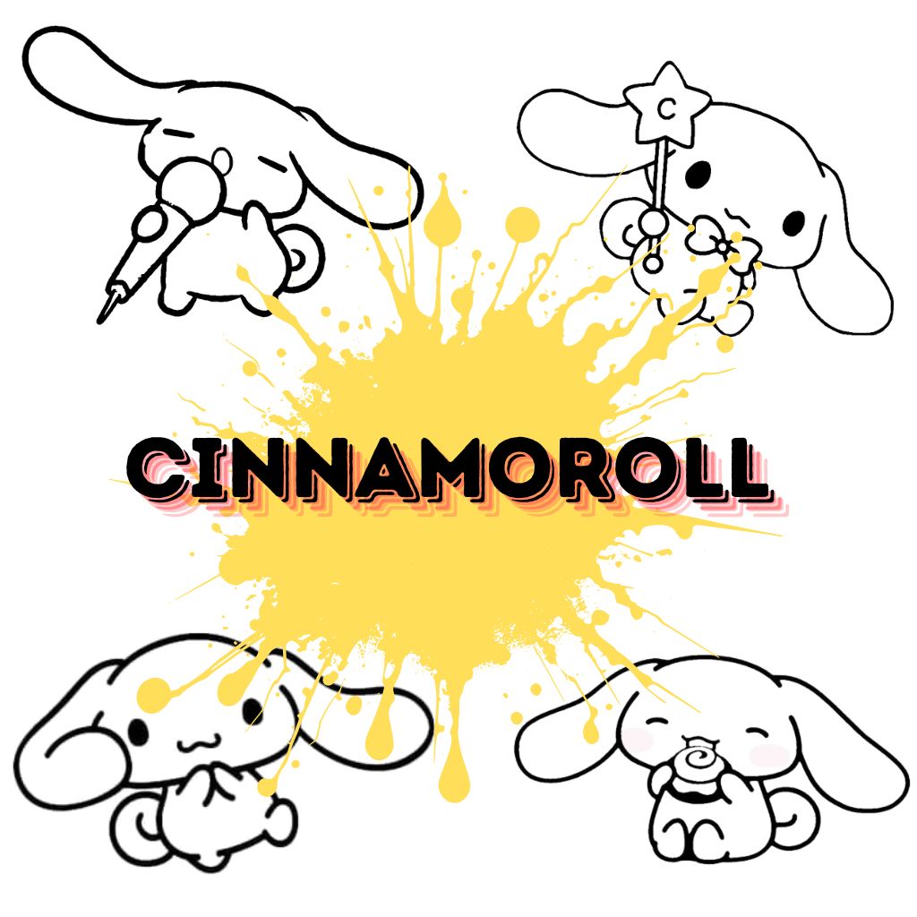 cinnamoroll kleurplaat ft