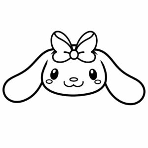 cinnamoroll sanrio kleurplaat