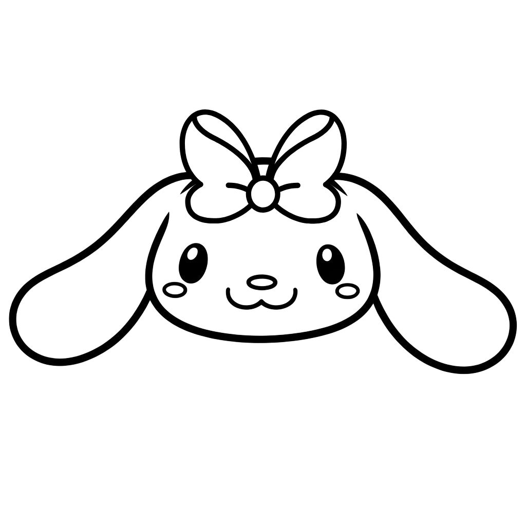 cinnamoroll sanrio kleurplaat