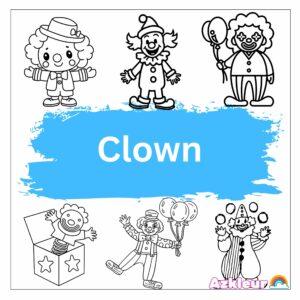 Clown Coloring Pages