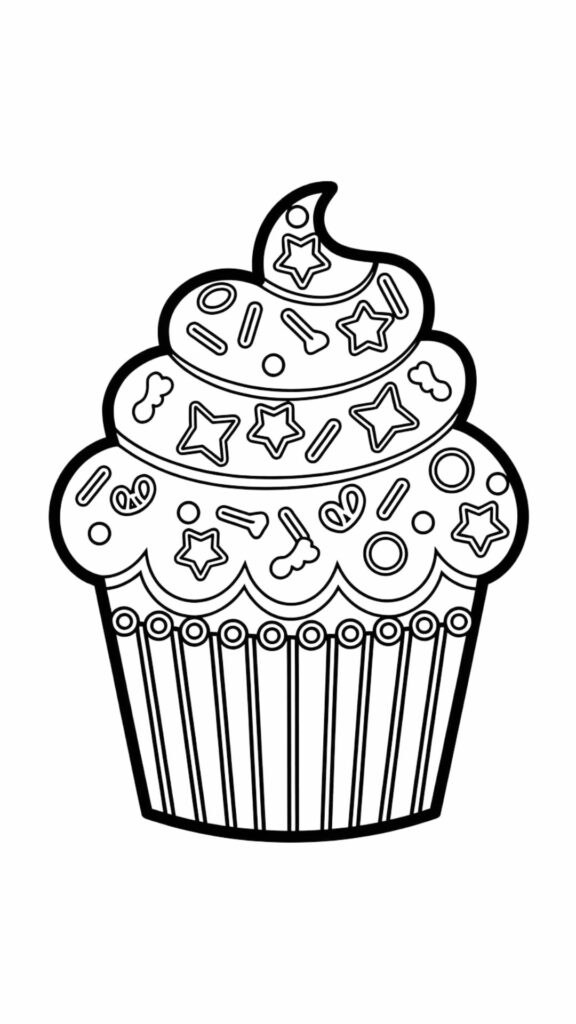 cupcakes tekenen