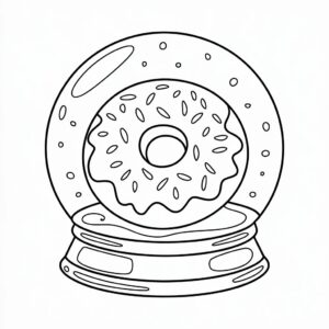 cupcake ve donuts boyama