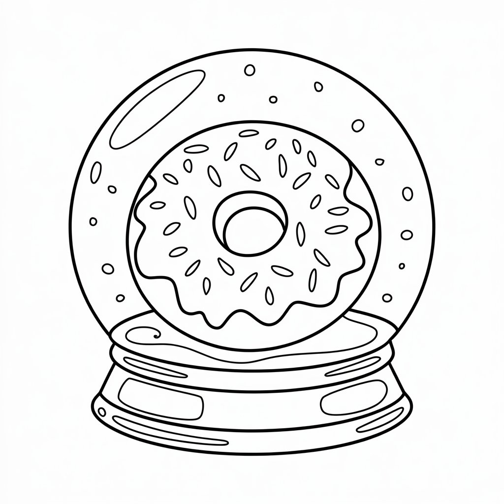 donuts tekening