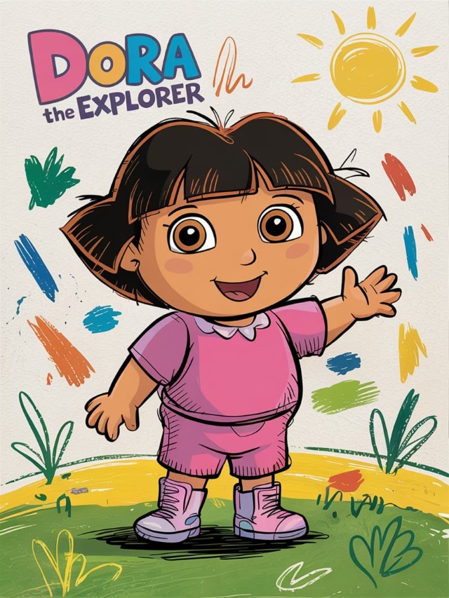 Dora Kleurplaat